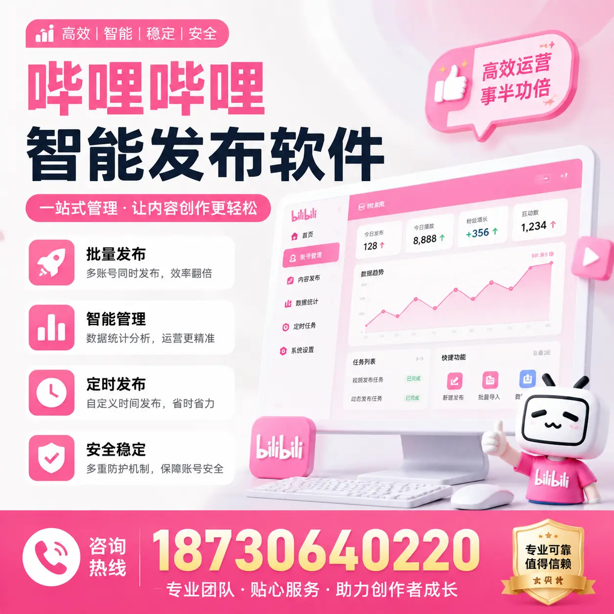 如何评估哔哩哔哩智能发布软件的ROI?临夏 企业必读